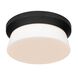 Skirt LED 11 inch Sand Black Flush Mount Ceiling Light
