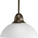 Pavilion 1 Light 10 inch Antique Bronze Mini-Pendant Ceiling Light