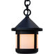 Berkeley 1 Light 5.63 inch Mission Brown Pendant Ceiling Light in Off White