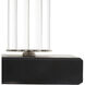 Eckart 29.5 inch 100 watt Pewter Lamp Portable Light