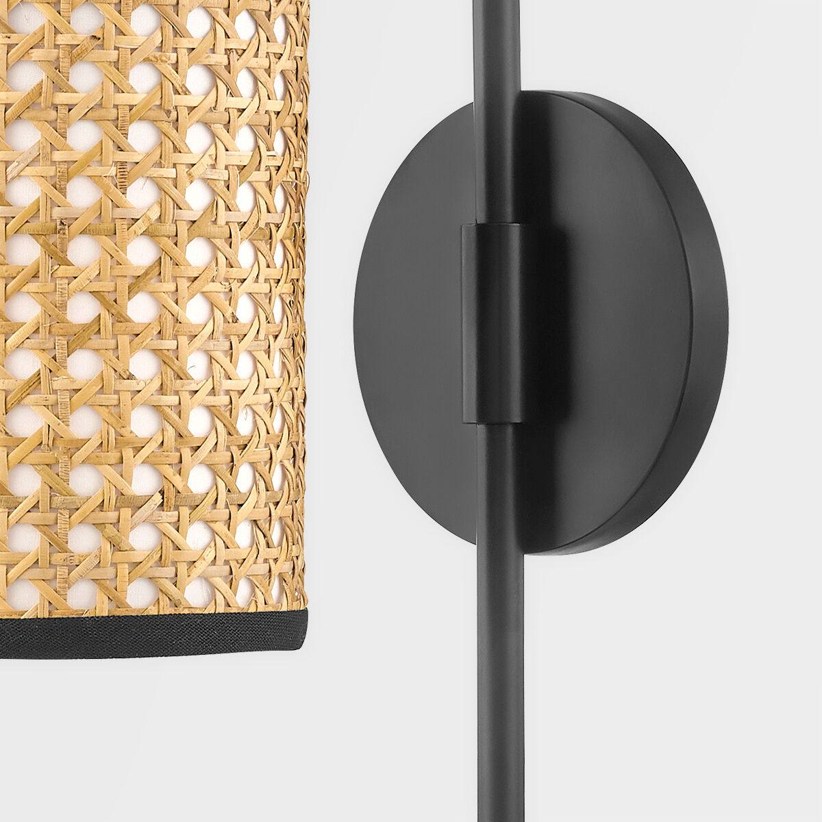 Dolores 1 Light Soft Black Wall Sconce Wall Light