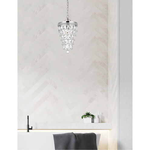 Reese 1 Light 9 inch Chrome Pendant Ceiling Light