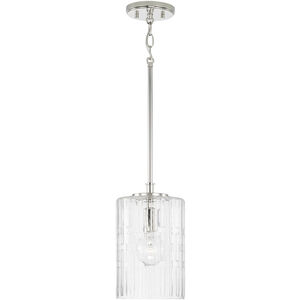 Emerson 1 Light 7 inch Polished Nickel Pendant Ceiling Light