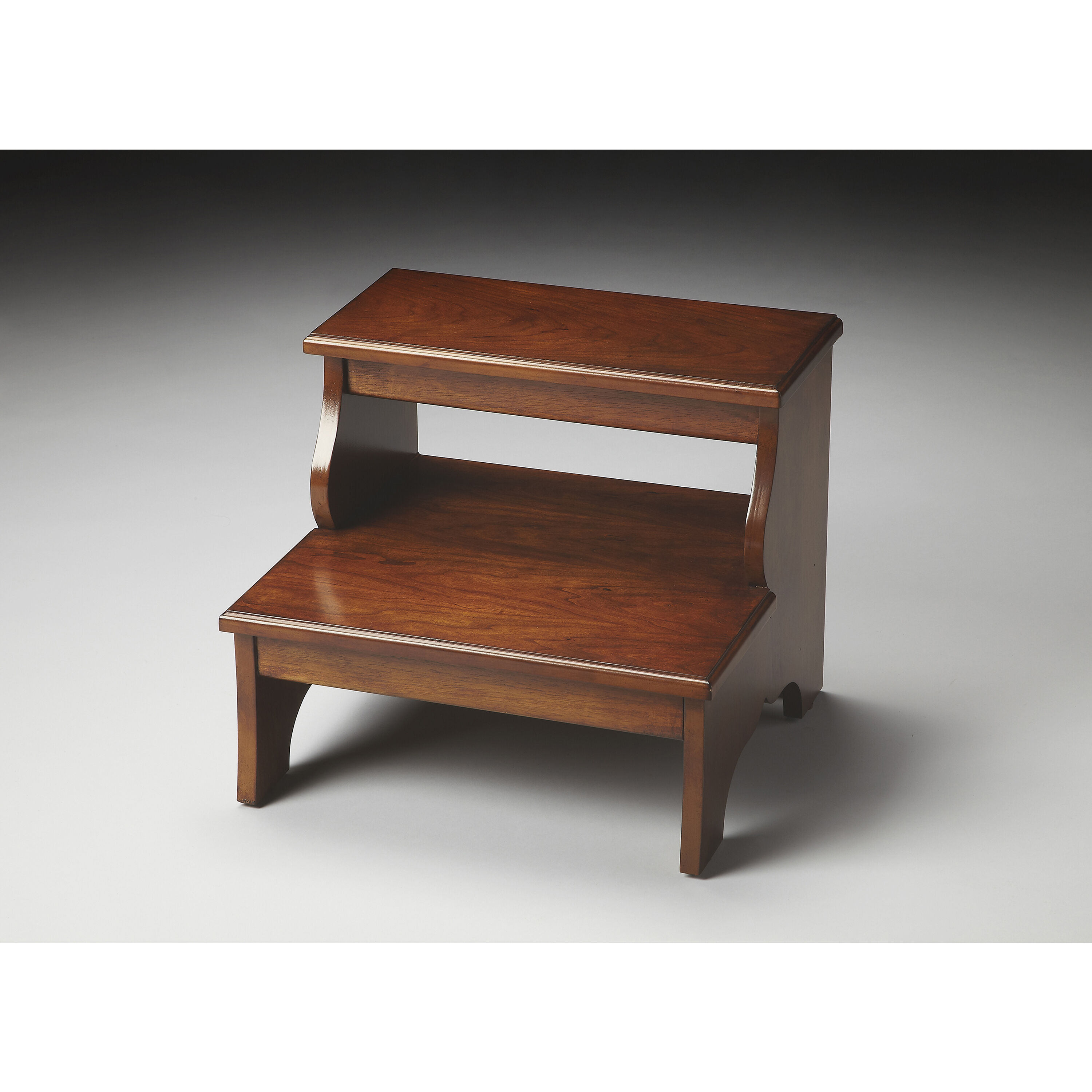 Masterpiece Melrose  15 inch Chestnut Burl Step Stool