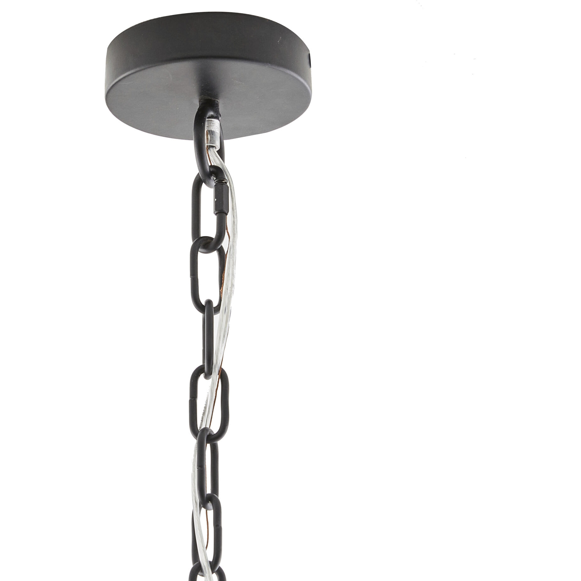 Paradisa 3 Light 30 inch Black and Gray Ombre with Bronze Chandelier Ceiling Light