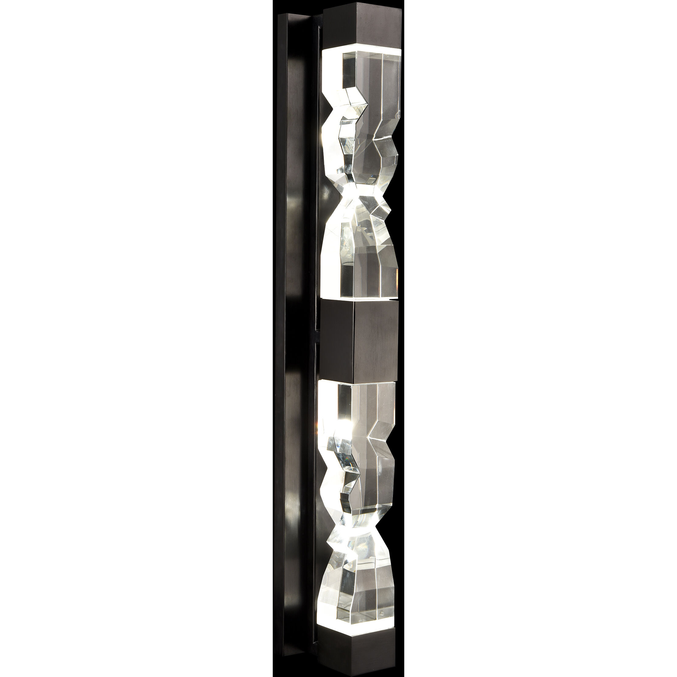 Mamadim 4 Light 35.75 inch Satin Brushed Black Vanity Light Wall Light