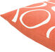 Lachen 18 inch Burnt Orange Pillow Kit in 18 x 18, Square