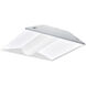 Center Basket Troffer LED 24 inch White Panel Light Ceiling Light