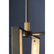 Edgemere LED 16 inch Aged Brass and Distressed Bronze Pendant Ceiling Light