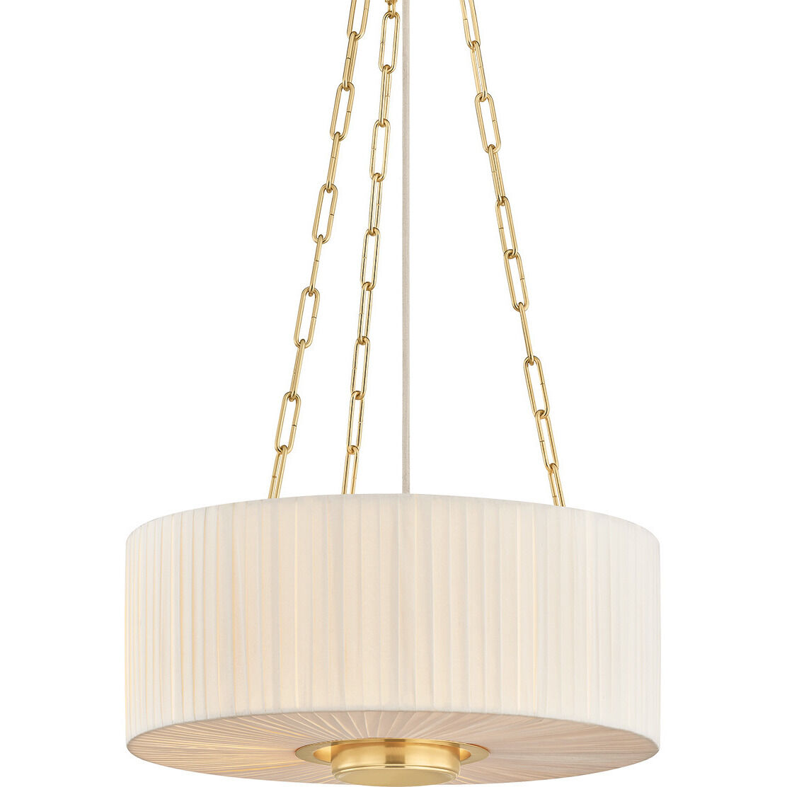 Camby 3 Light 20 inch Aged Brass Pendant Ceiling Light
