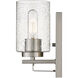 Orella 1 Light 5 inch Satin Nickel Sconce Wall Light