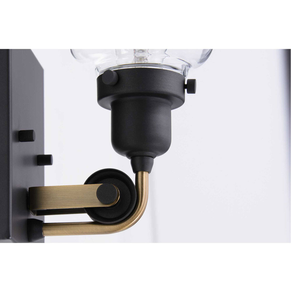 Rushton 1 Light 5 inch Graphite Bath Vanity Wall Light