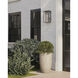 Royster 1 Light 13.75 inch Antique Silver Outdoor Wall Sconce
