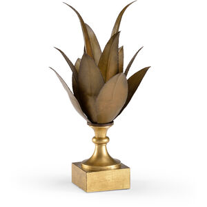 Chelsea House Antique Gold Leaf/Brown Decorative Accent