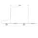 Counterpoint LED 42 inch Bright Satin Aluminum Pendant Ceiling Light