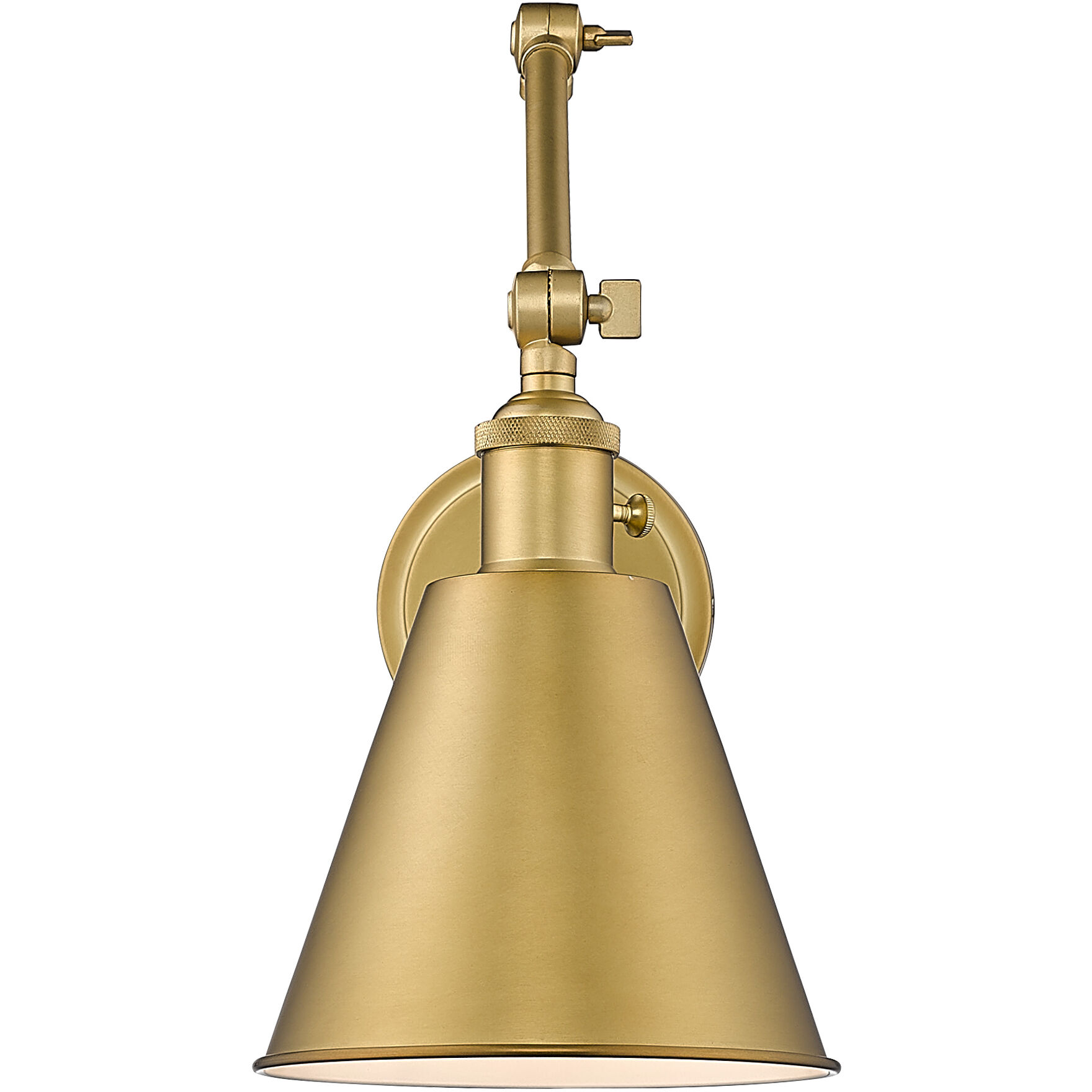 Gayson 1 Light 7.5 inch Rubbed Brass Wall Sconce Wall Light