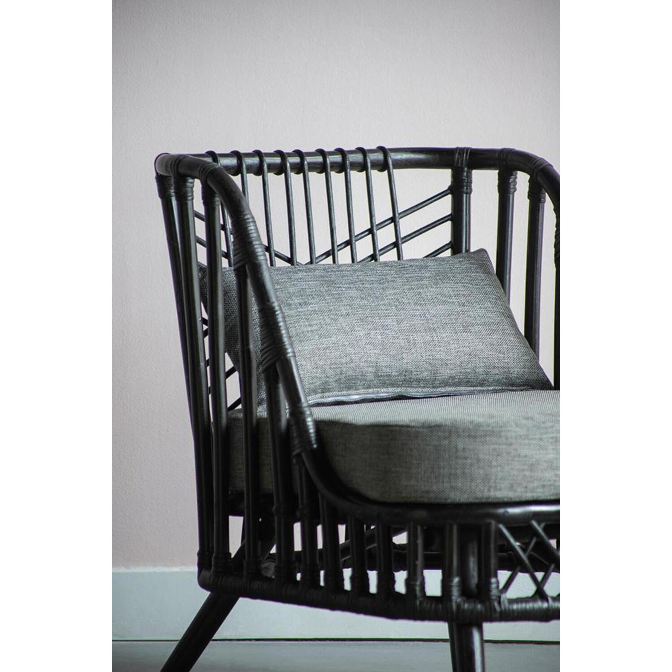 Pagar Natural and Grey Chair, With Cushion
