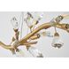 Canada LED 17.7 inch Gold Chandelier Ceiling Light