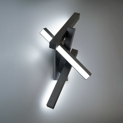 Chaos LED 13 inch Black Wall Sconce Wall Light