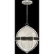 Mirage 3 Light 18.75 inch Silver Pendant Ceiling Light