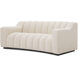 Kelly Boucle Cream and Black Base Sofa