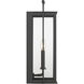 Aberdeen 2 Light 20 inch Sand Coal Black and Legacy Brass Outdoor Wall Sconce