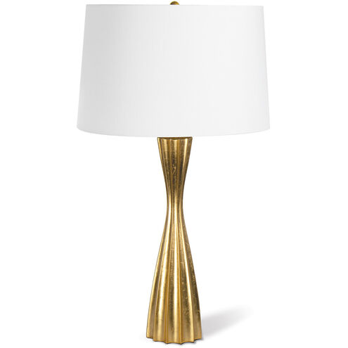 Southern Living Naomi 31 inch 150.00 watt Gold Leaf Table Lamp Portable Light