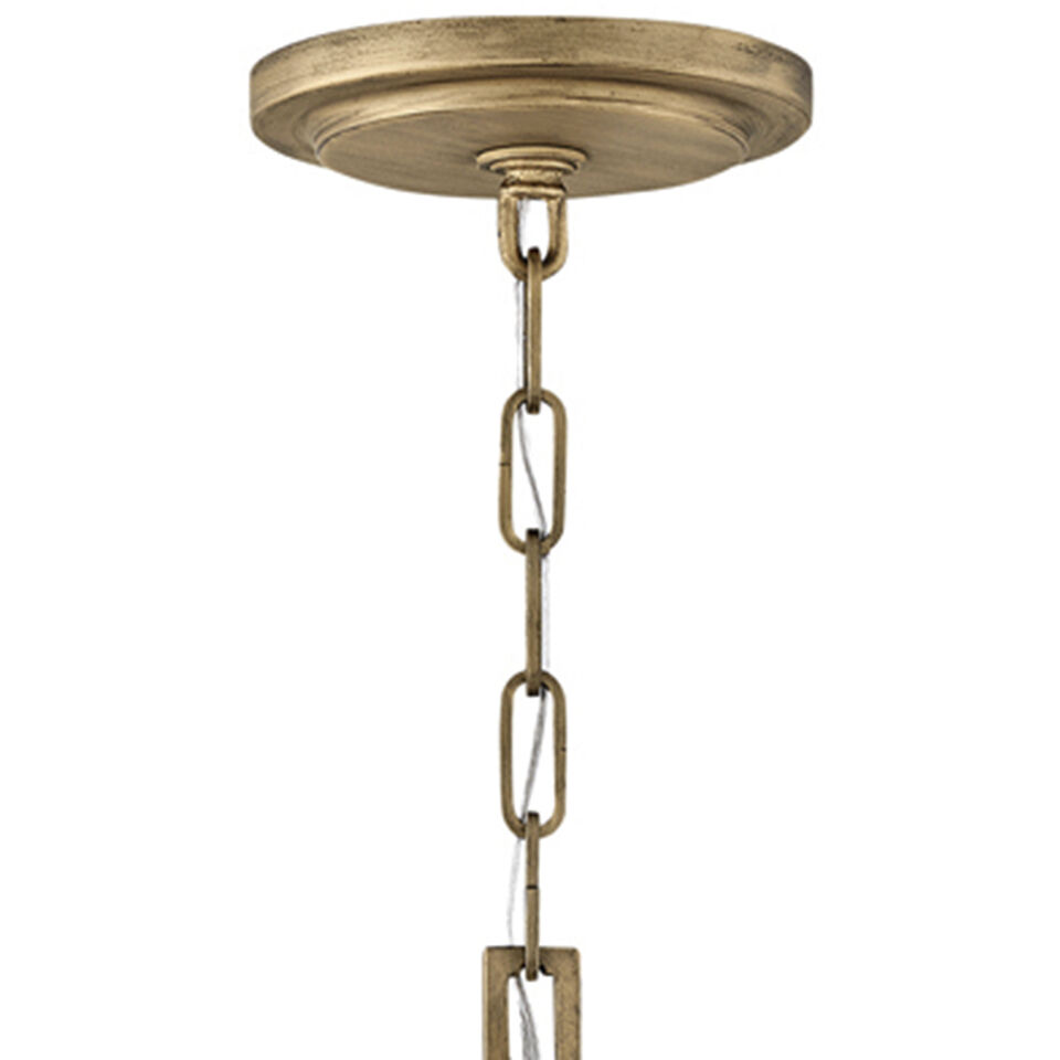 Hinkley 30023BNG Lisa McDennon Roca 3 Light 20 inch Burnished Gold Indoor  Pendant Ceiling Light, Convertible to Semi-Flush