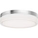 Sean Lavin Cirque LED 11 inch Chrome Flush Mount Ceiling Light, Integrated LED