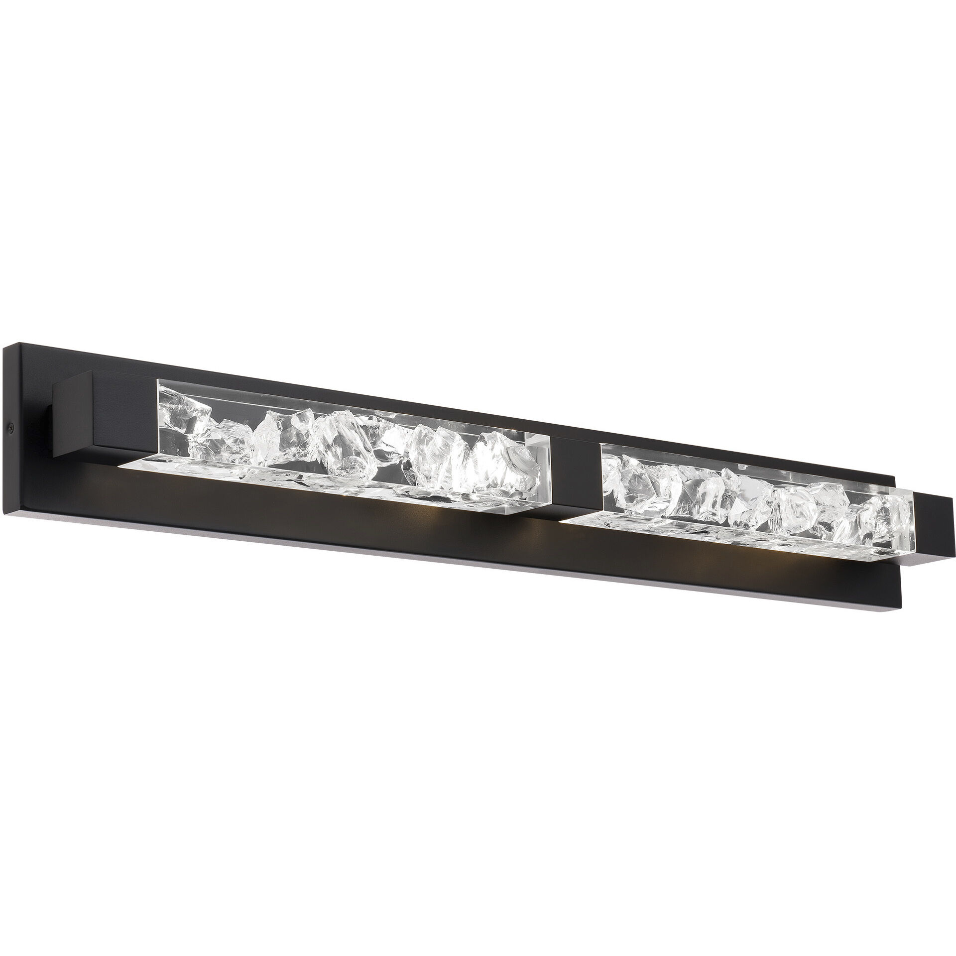 Terra 2 Light 34 inch Black Vanity Bath Light Wall Light