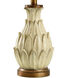 Signature 23.5 inch 60 watt Distressed Off-White and Light Beige Dark Brown Table Lamp Portable Light