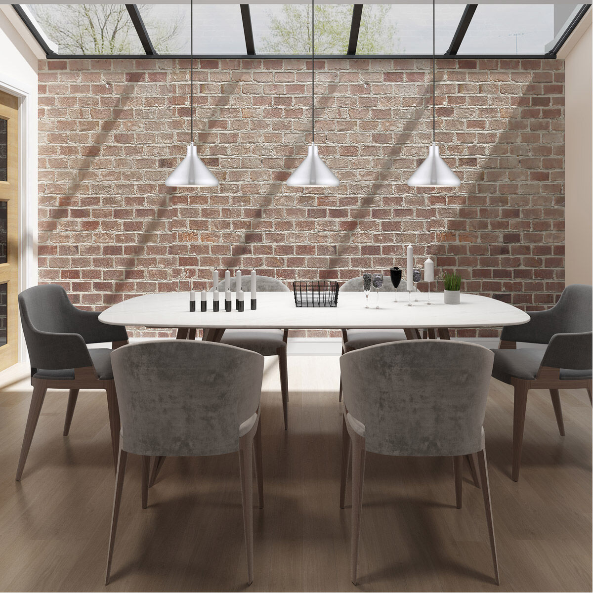 Allison 1 Light 11 inch Brushed Aluminum Mini Pendant Ceiling Light