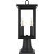 Venango 2 Light 19 inch Black Outdoor Post Light
