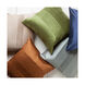 Edwin 22 X 22 inch Olive Pillow Cover, Square