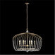 Voliere 6 Light 36 inch Havana Gold Pendant Ceiling Light