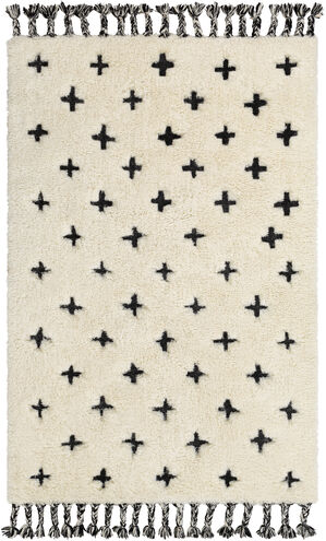 Camille 120 X 96 inch Cream Rug in 8 x 10, Rectangle