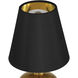 Galavant 12 inch 3 watt Polished Antique Brass Cordless Table Lamp Portable Light