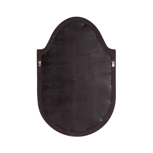 Lancelot 32 X 21 inch Glossy Black Wall Mirror