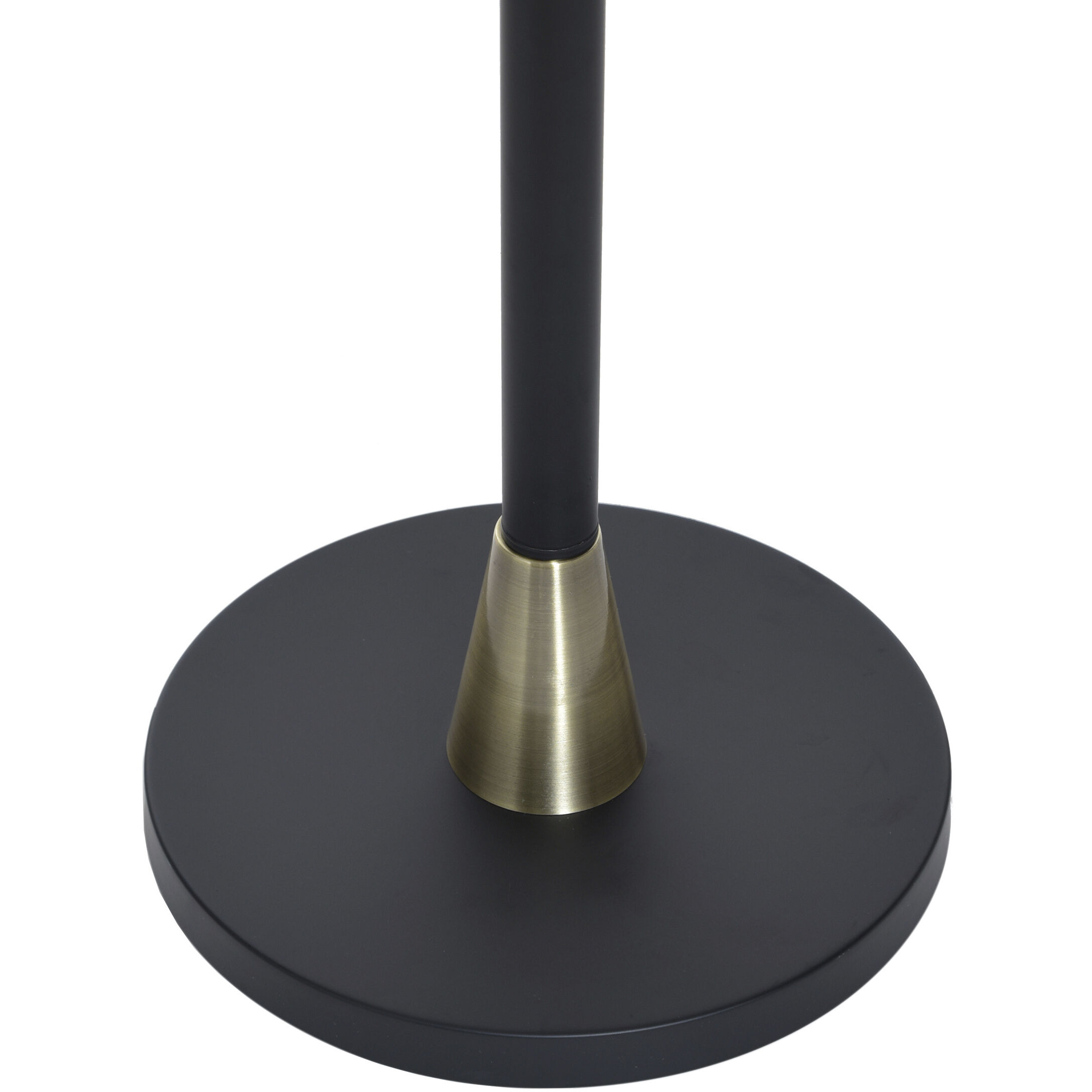 Mercer 70.25 inch 40 watt Pesch Gold and Black and Clear Floor Lamp Portable Light