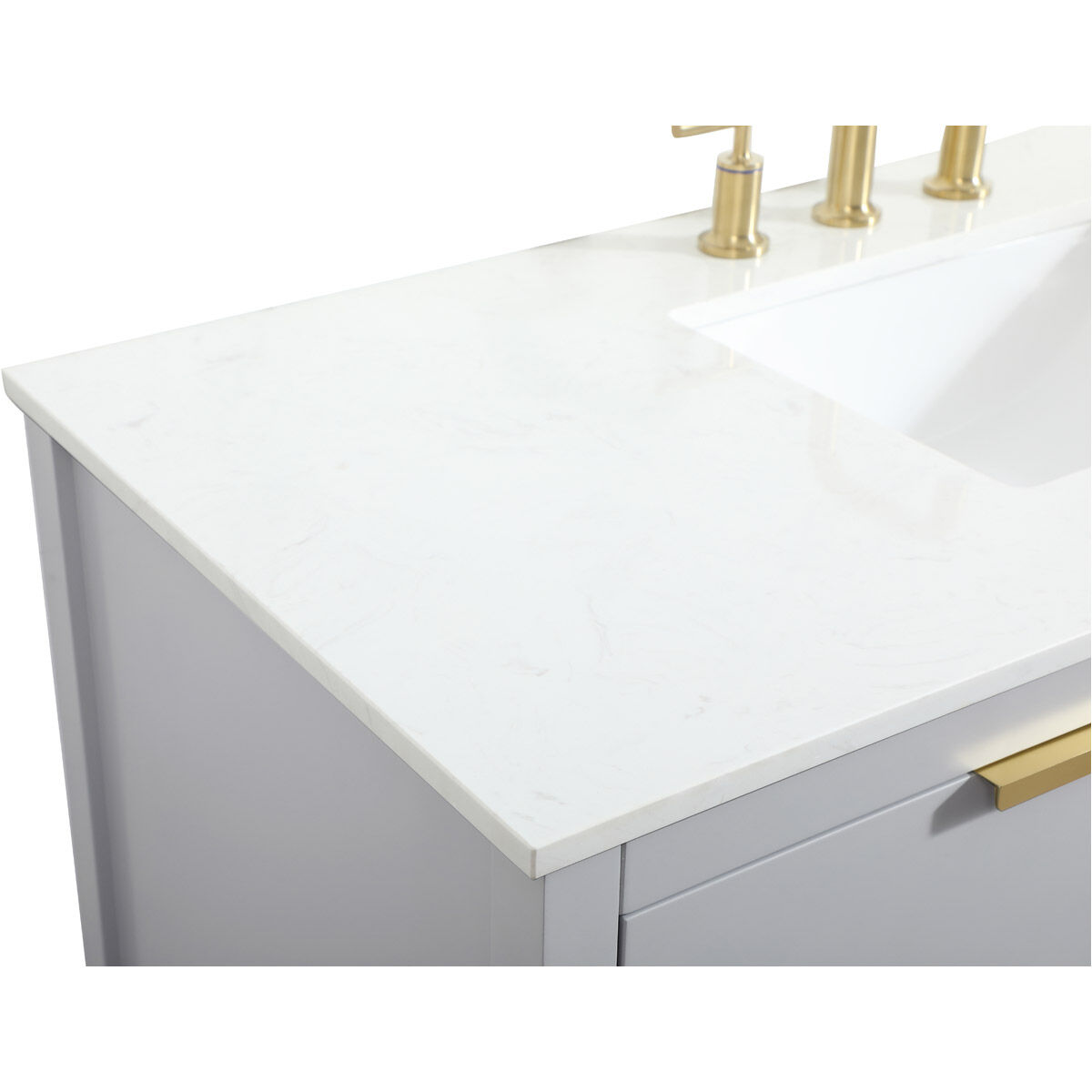 Larkin 48 X 22 X 34 inch Grey Vanity Sink Set