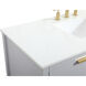 Larkin 48 X 22 X 34 inch Grey Vanity Sink Set