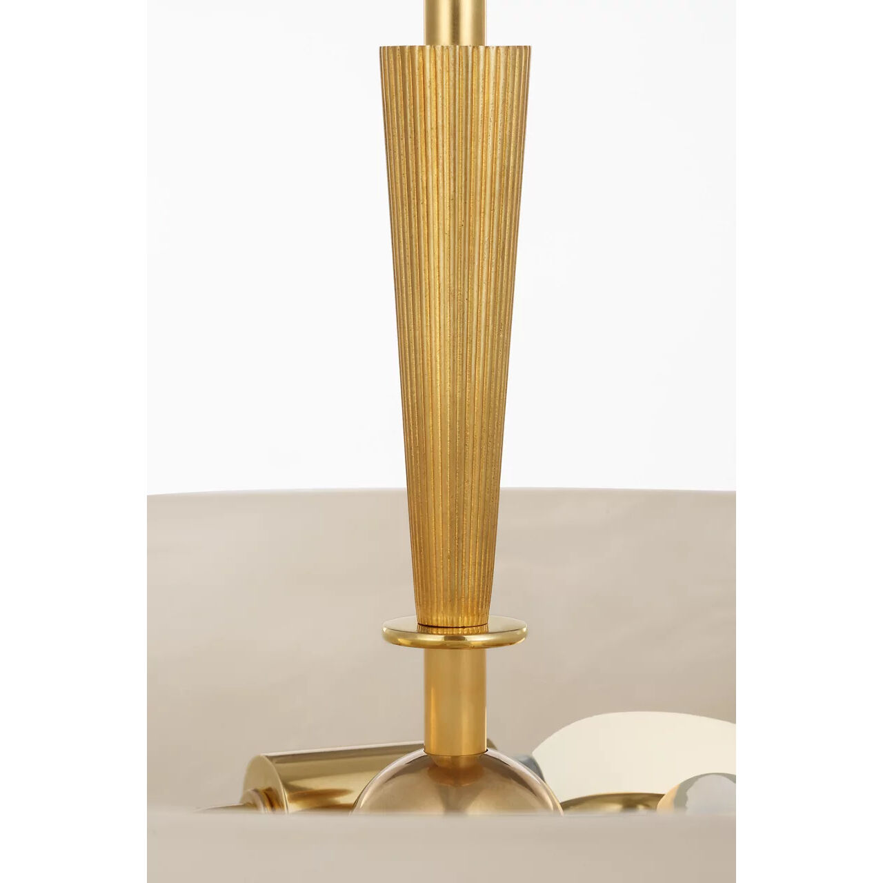 AERIN Pascal LED 19 inch Hand-Rubbed Antique Brass Bowl Pendant Ceiling Light