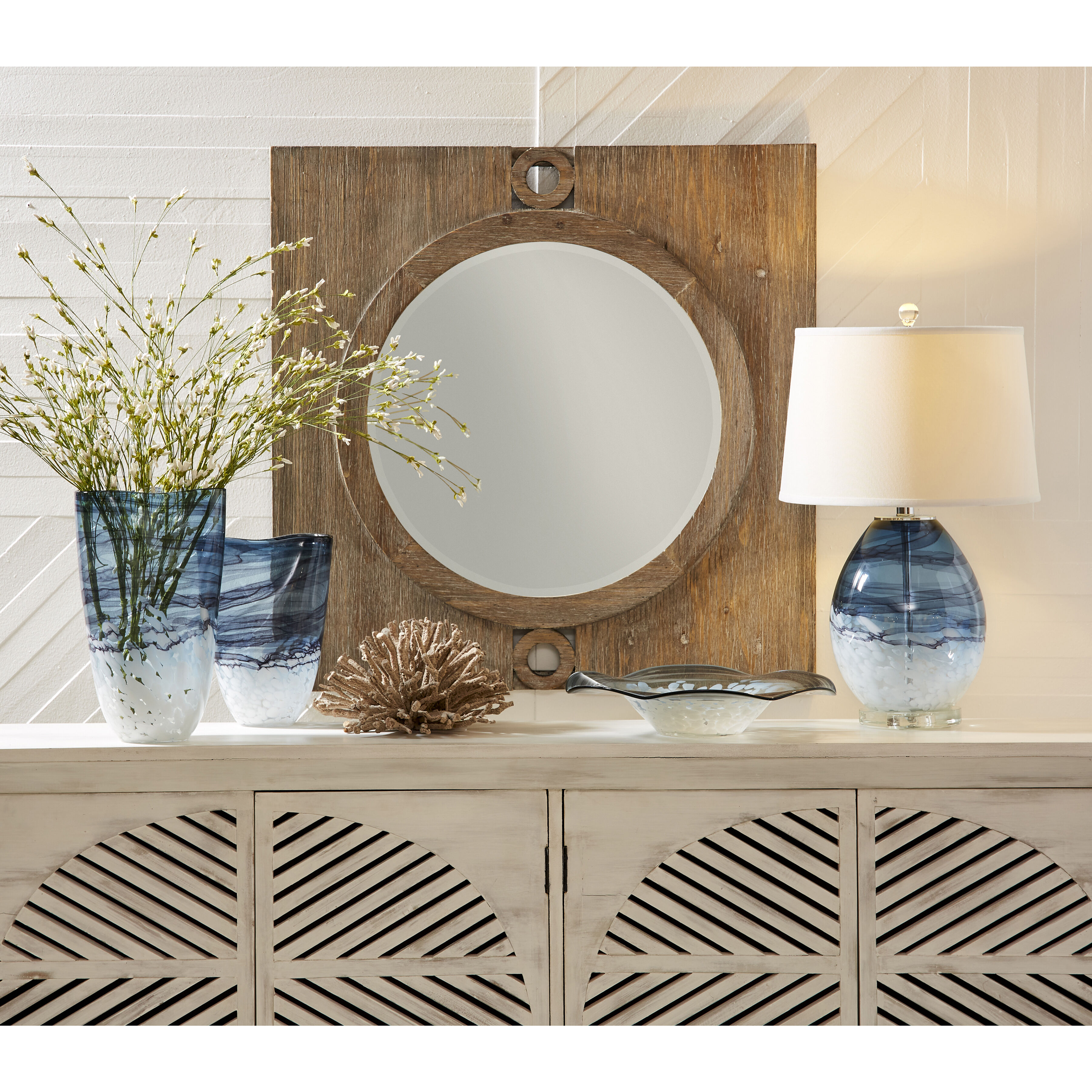 Elk Home S0047 8074 Loch Seaforth Vase