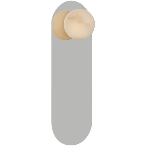 Kelly Wearstler Pertica LED 4.75 inch Polished Nickel Sconce Wall Light