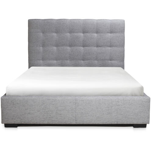 Belle Grey Storage Bed in Light Grey, Queen