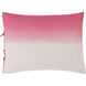 Dip Dyed 26 X 20 inch Rose, Cream Standard Sham
