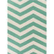 Frontier 132 X 96 inch Emerald, Cream Rug