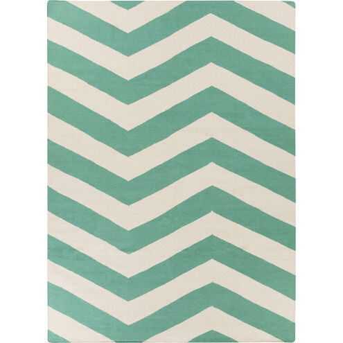Frontier 132 X 96 inch Emerald, Cream Rug