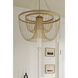 Jezelle LED 34.25 inch Legacy Brass Pendant Ceiling Light