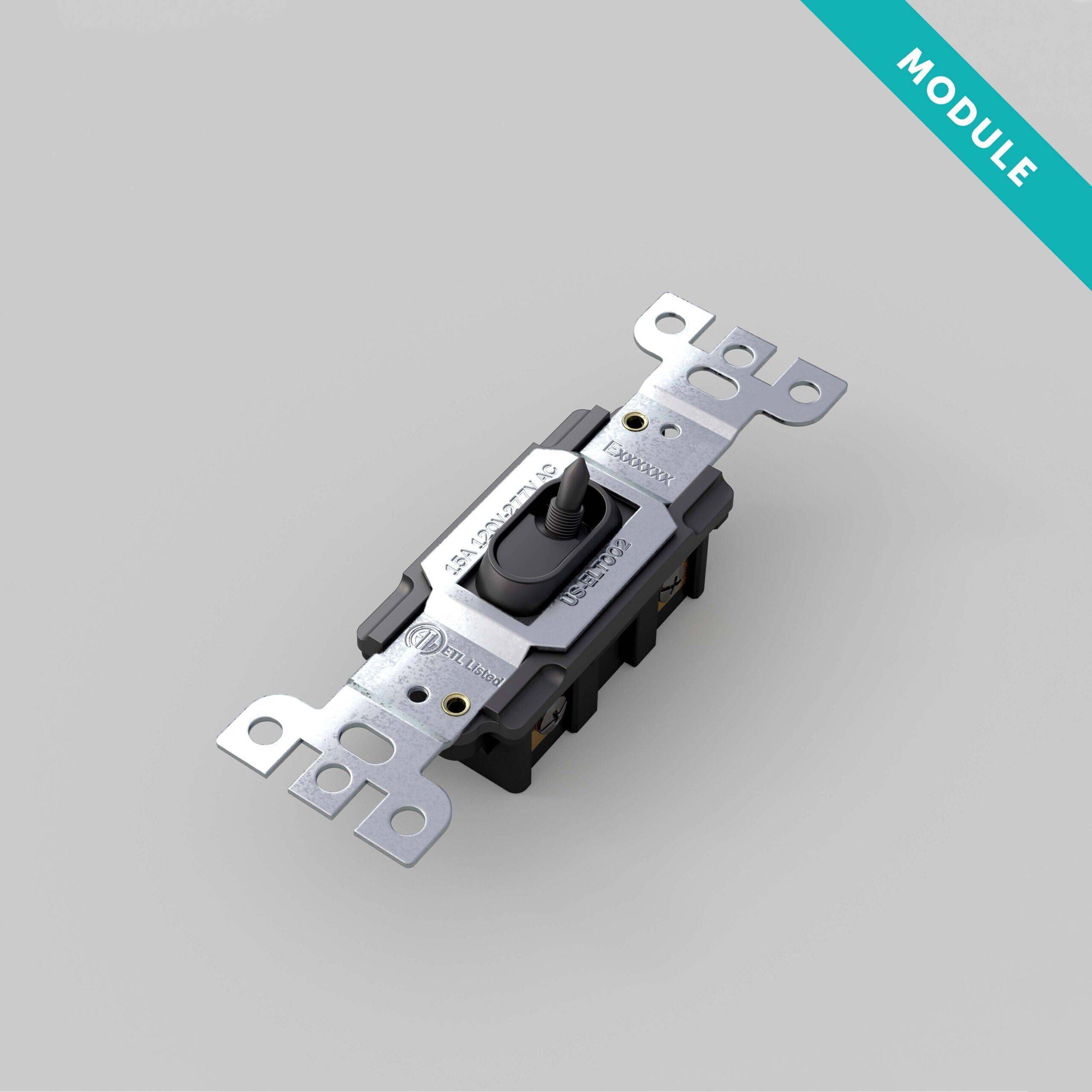 Toggle 120-277 Black Module, Standard